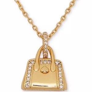 KATE SPADE Hit The Town Knott Mini Pendant Necklace